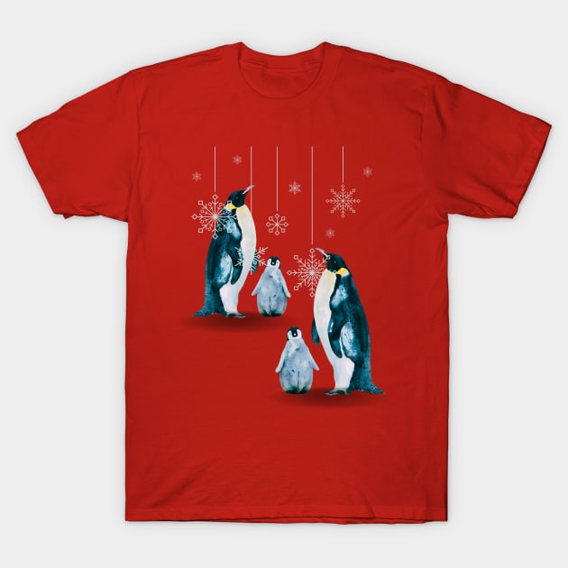 winter penguins T-Shirt by Love My..